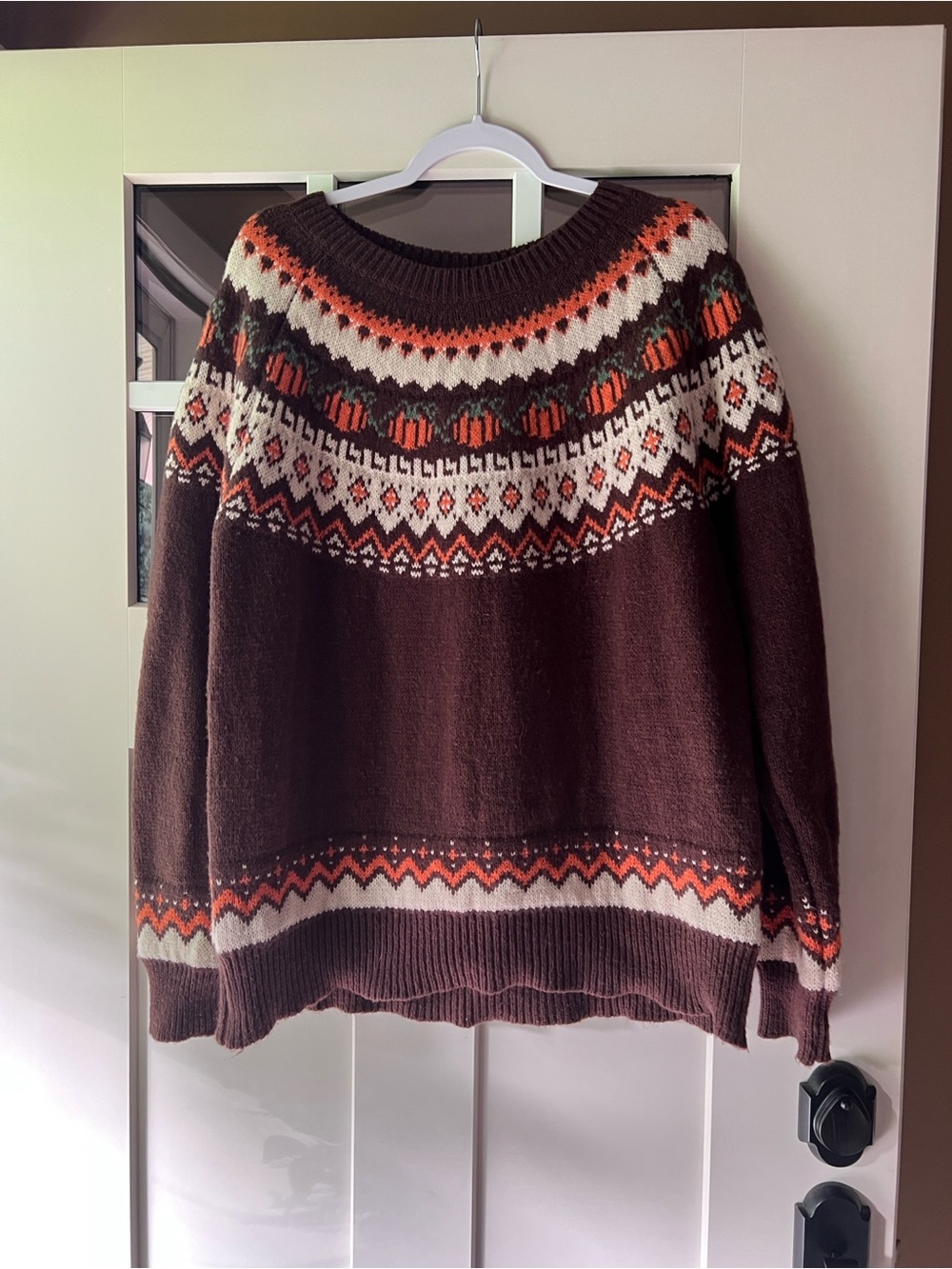 Brown Fall/Halloween Women's Sweater - Unbranded